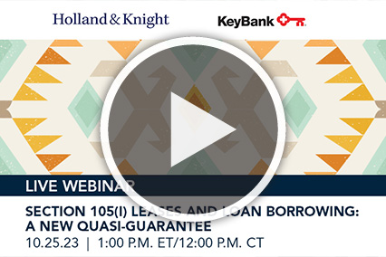 Section 105(l) Leases and Loan Borrowing: A New Quasi-Guarantee