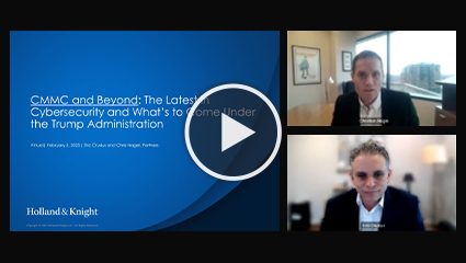 CMMC and Beyond Webinar Multimedia Graphic