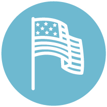 American Flag Vector